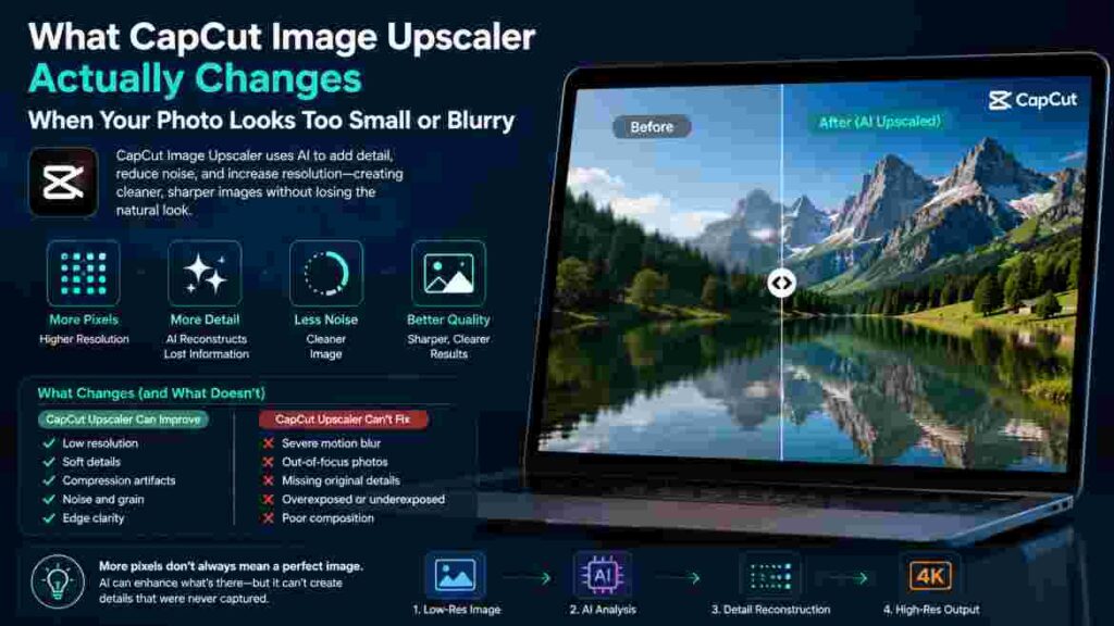 1st Capcut Image Upscaler