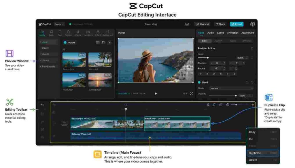 compressed CapCut editing interface 2 compressed CapCut editing interface 2