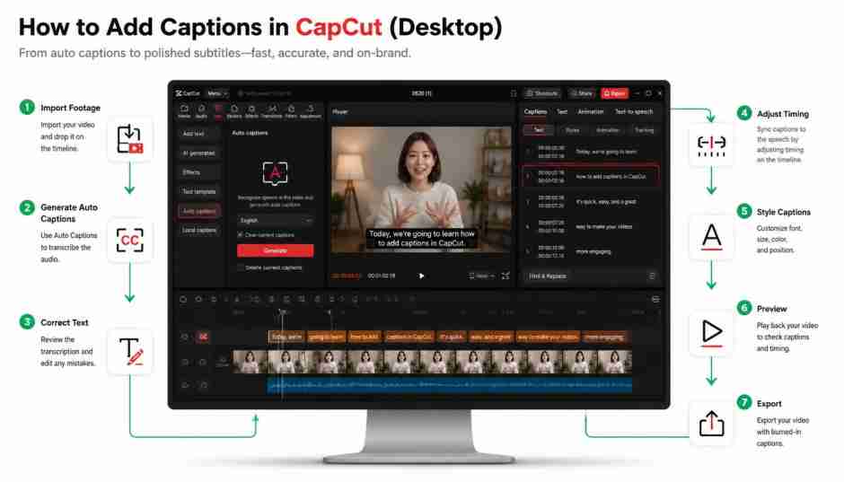 dsktop 1 how to add captions in capcut