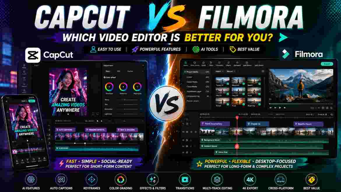 CapCut vs Filmora