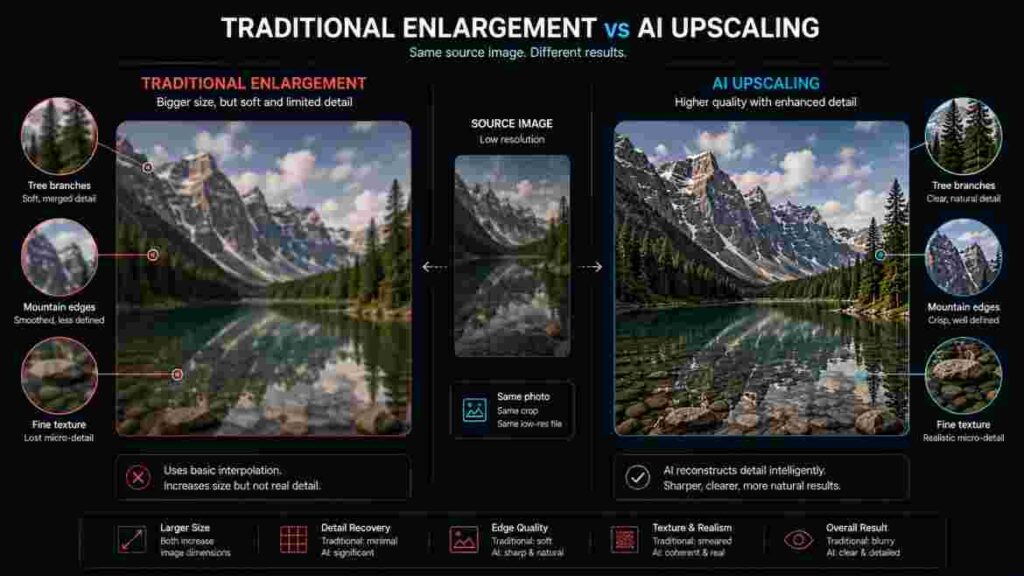 vs capcut image upscaling